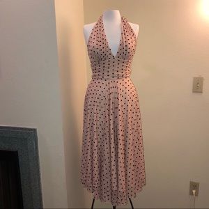 Polka Dot Halter Dress
